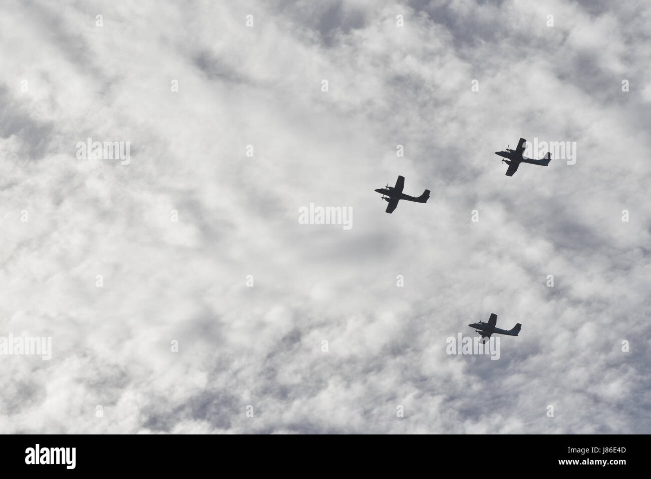 Buenos Aires, Argentina - 27th May, 2017: FMA IA 58 Pucara of the Argentine Air Force during the celebrations of the 207th anniversary of the May Revolution in Buenos Aires. Stock Photo