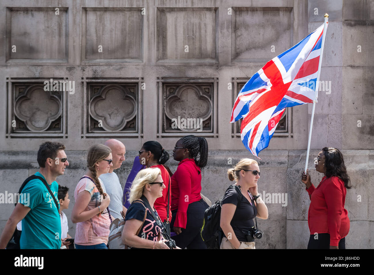 London, UK. 27th May, 2017. Christian movement ‘Wailing Women Worldwide’ march through Westminster Guy Corbishley/Alamy Live News Stock Photo