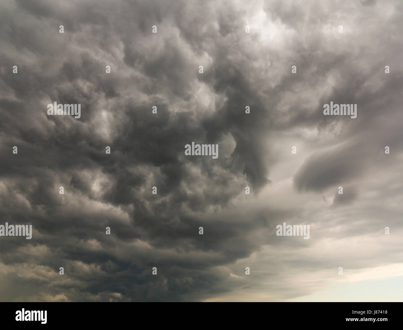 Rain clouds brewing Stock Photo