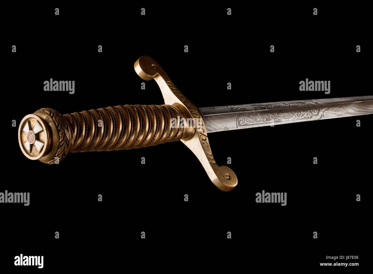antique, vintage, sword, arm, weapon, blade, knive, knife, single, historical, Stock Photo