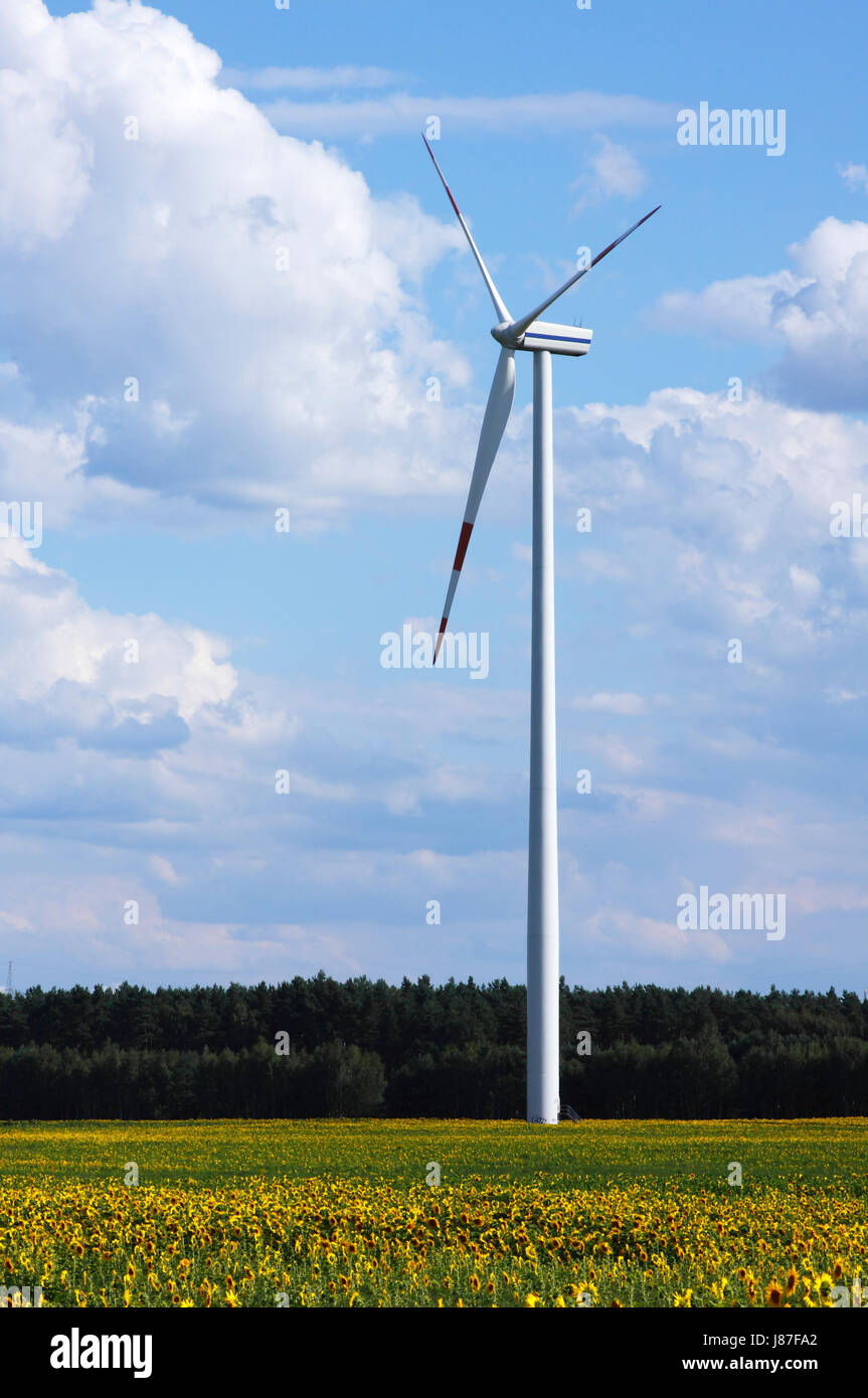 wind energy Stock Photo