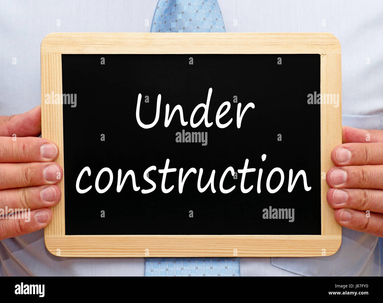Under construction chalk hi-res stock photography and images - Alamy