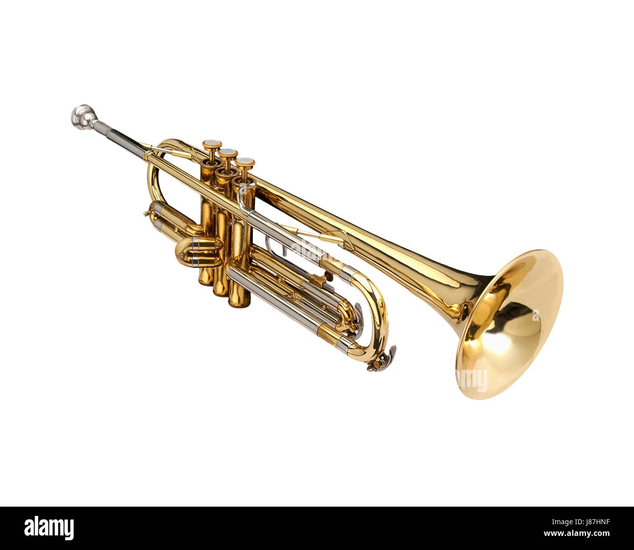 art, metal, jazz, trumpet, song, wind instrument, orchestra, bronze, art, horn, Stock Photo