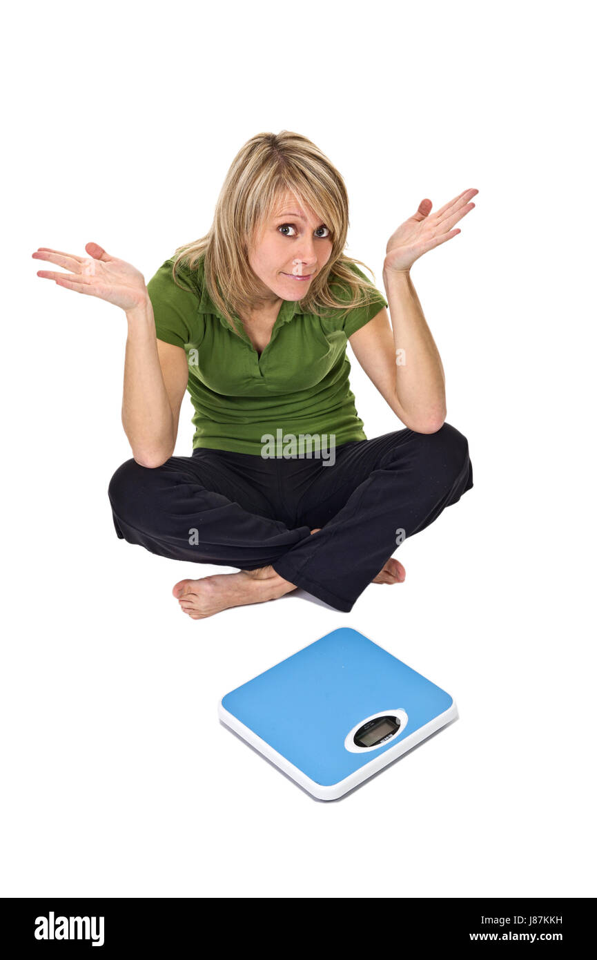 woman, food, aliment, frustration, diet, dissapointed, disappointed, woman, Stock Photo