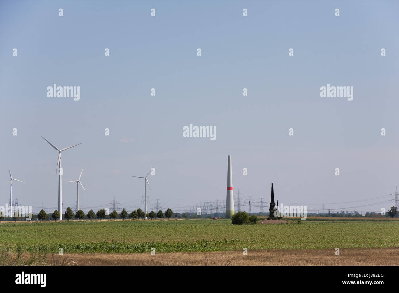 wind energy, wind farm, pinwheel, industry, industrial plant, romantic, Stock Photo