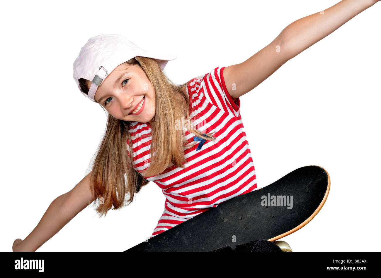 girls skateboard skater rapper Stock Photo - Alamy