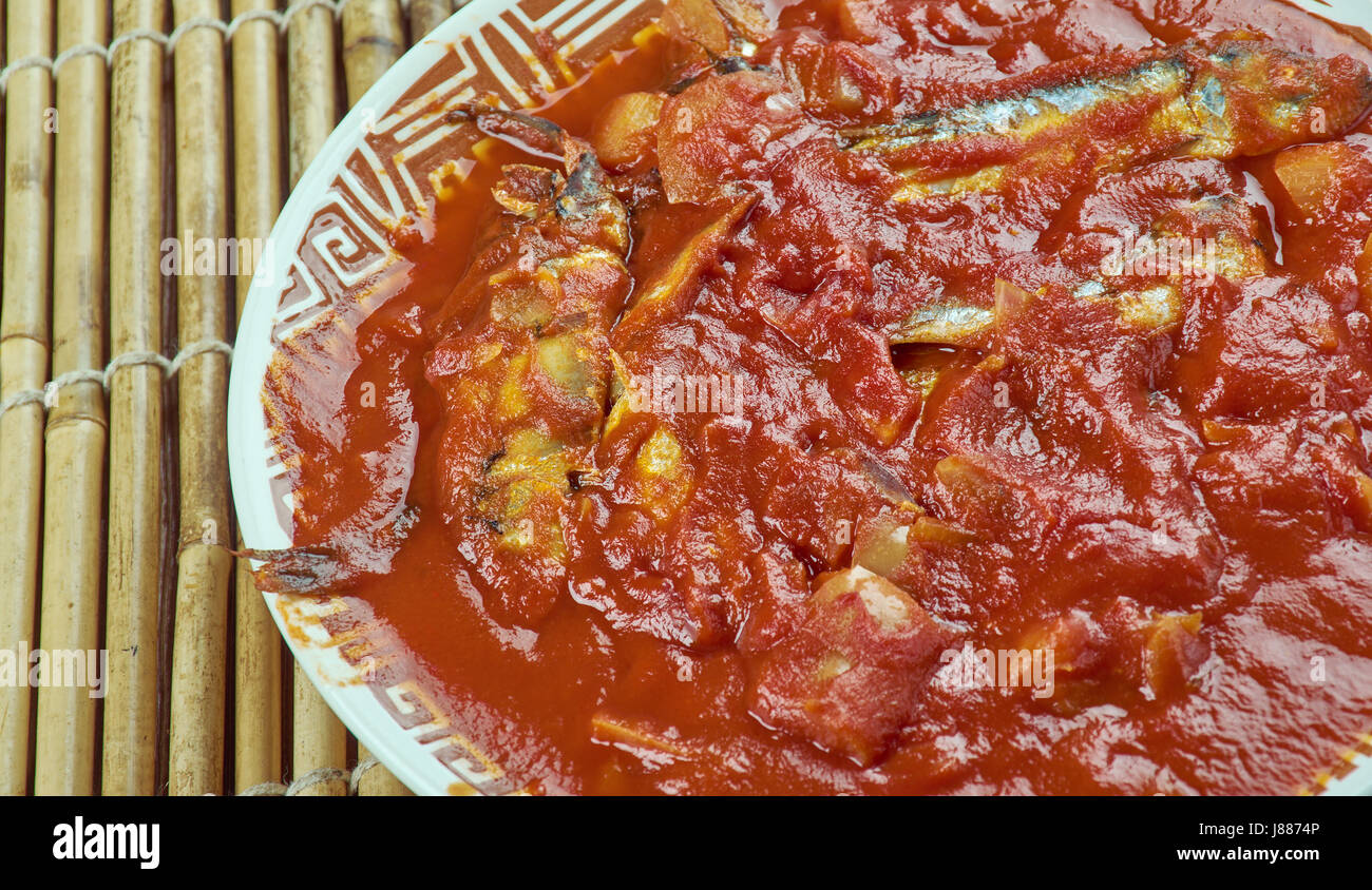 Nethili Meen Kulambu - traditional fish curry recipe from Tamil Nadu