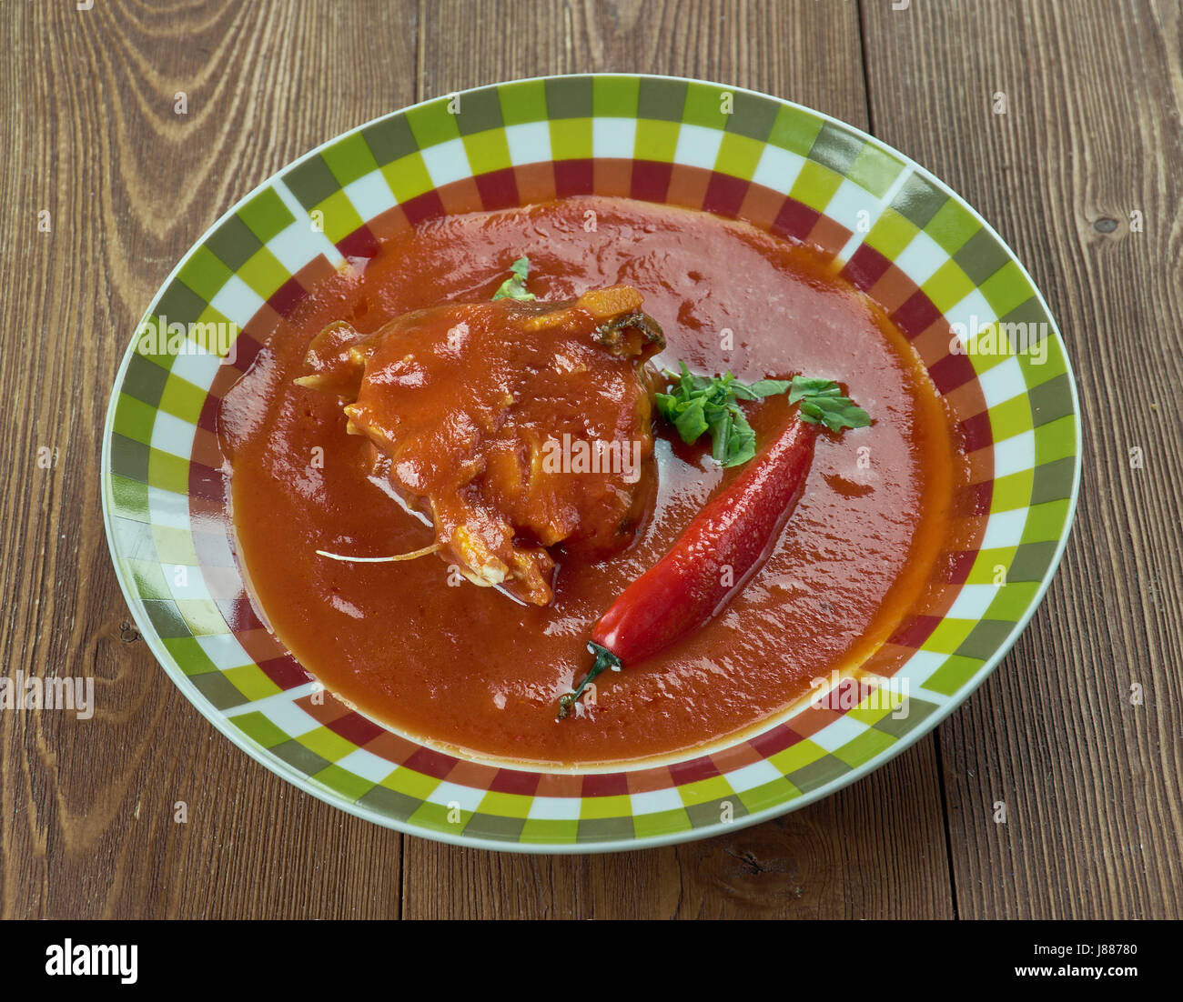 Ayila Meen Kulambu Mackerel Fish Curry, Kerala Style Stock Photo Alamy