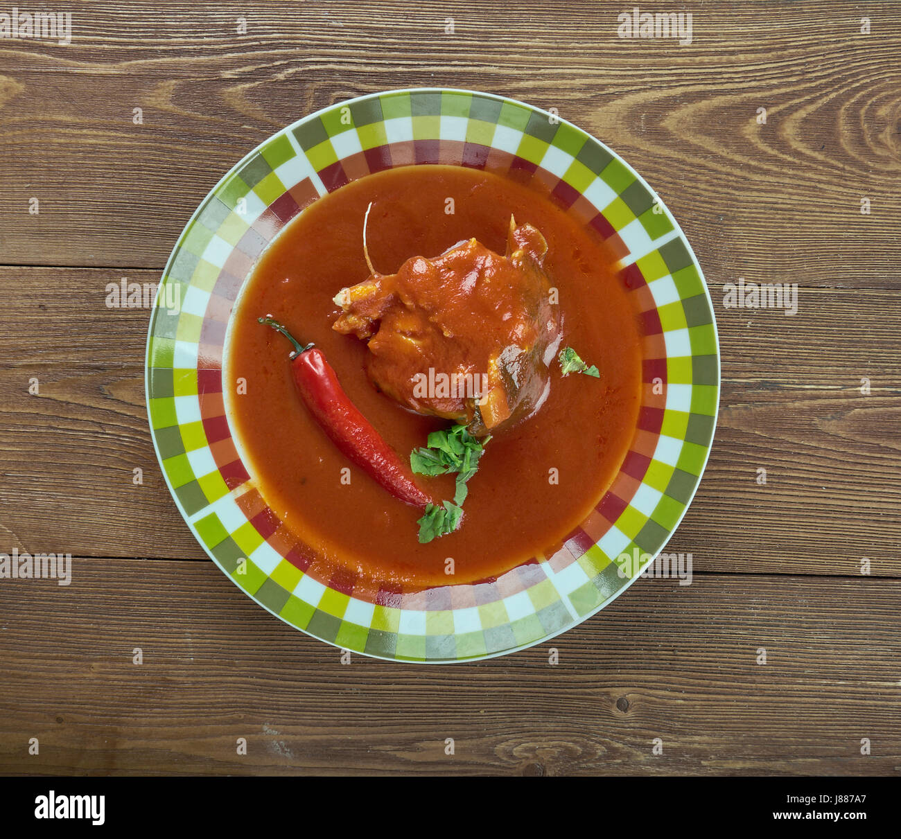 Ayila Meen Kulambu Mackerel Fish Curry, Kerala Style Stock Photo Alamy