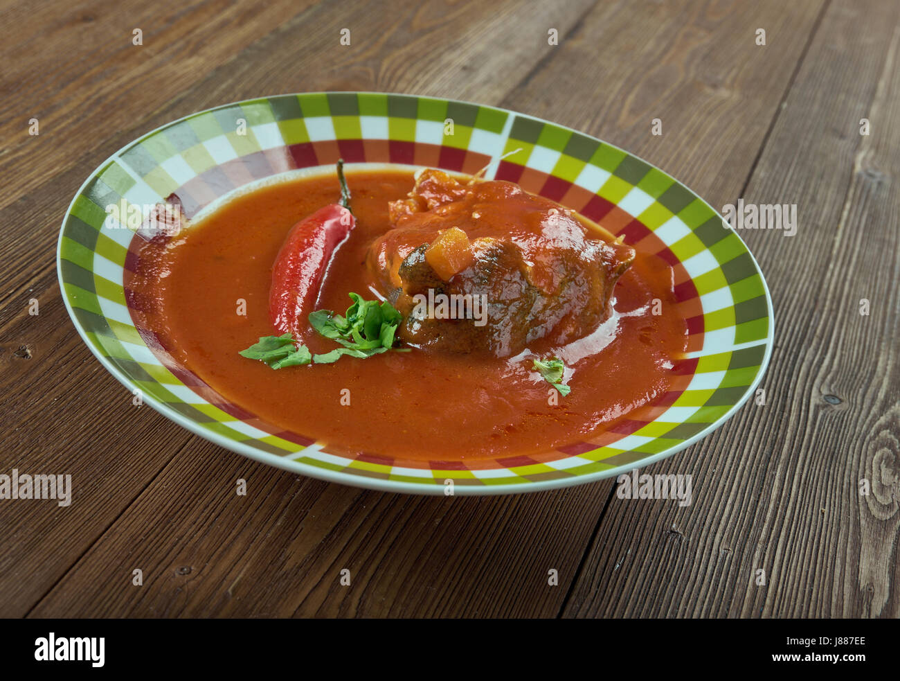 Ayila Meen Kulambu Mackerel Fish Curry, Kerala Style Stock Photo Alamy