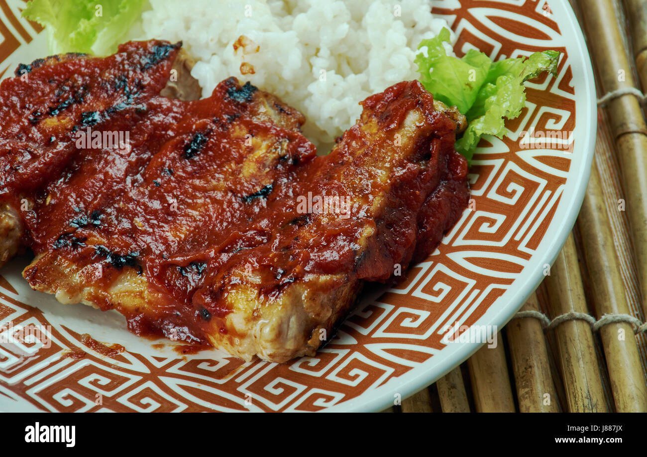 Babi panggang - Indonesian grilled pork Stock Photo - Alamy