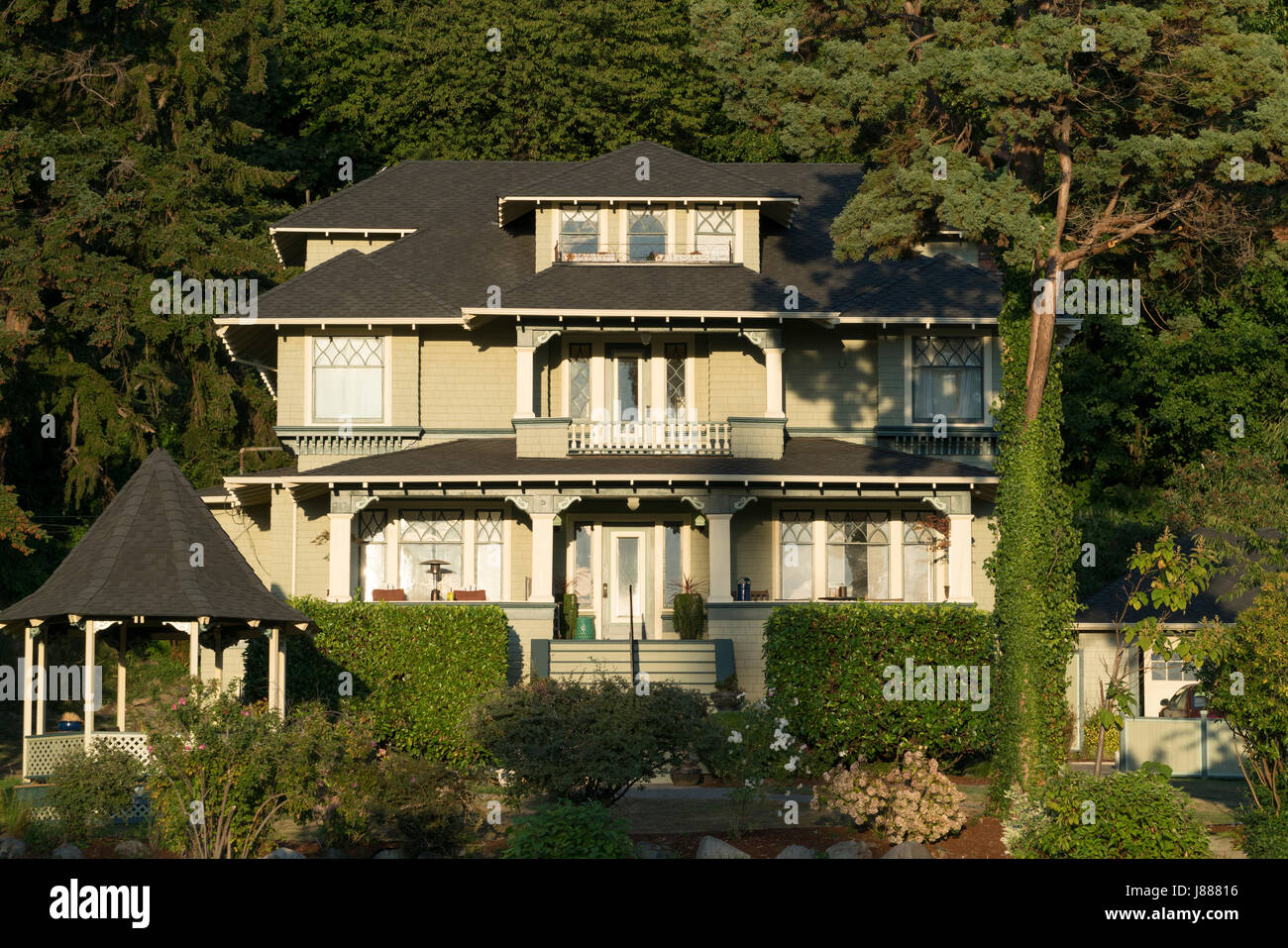 United States, Washington, Seattle, Victorian style house Stock Photo