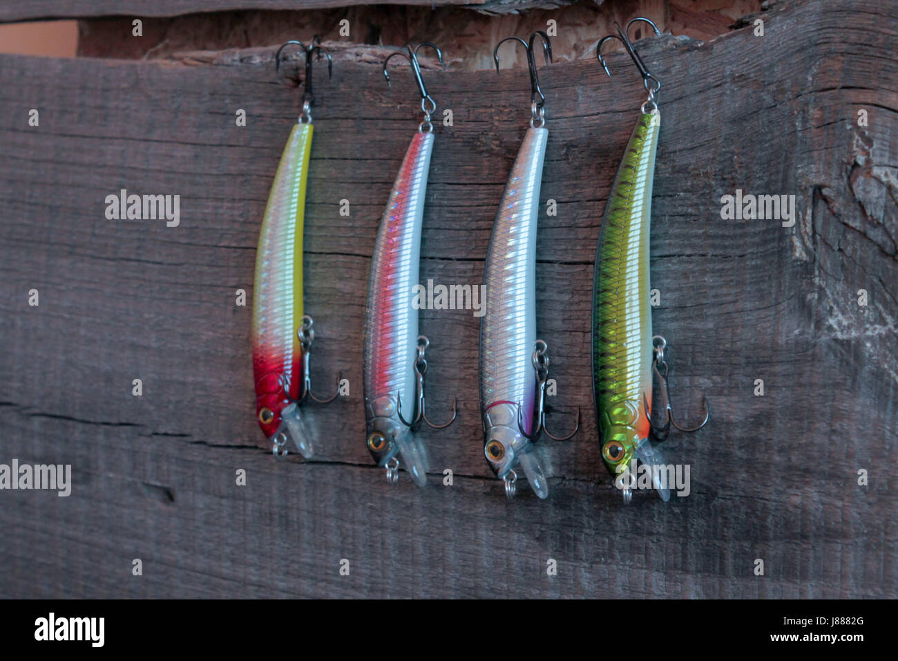Hard lures for fishing. Artificial fish. Fishing Stock Photo Alamy