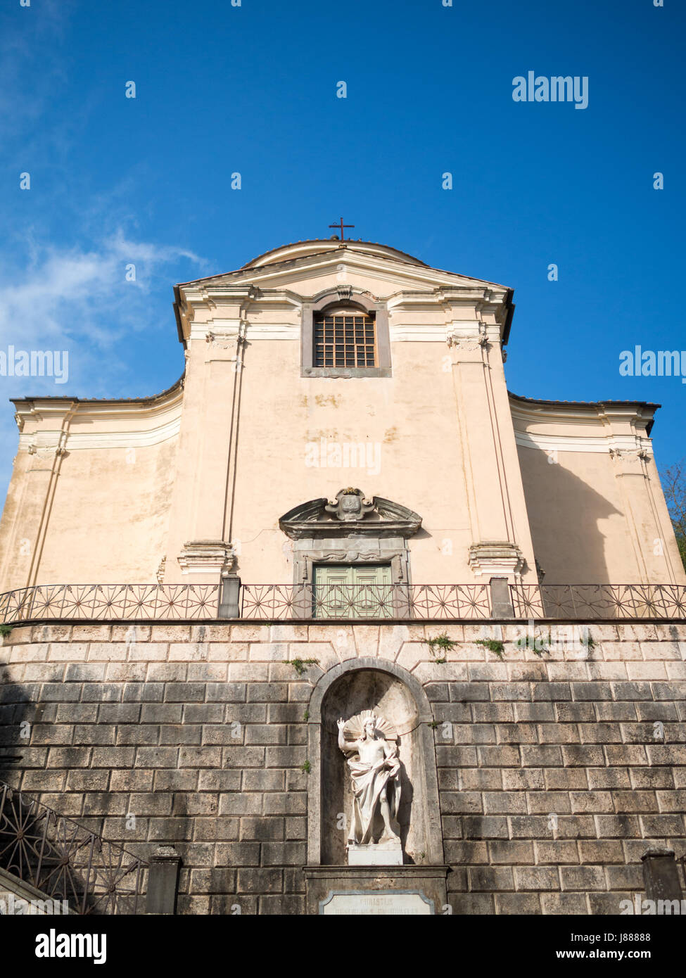 Church of the Holy Cross, San Miniato Stock Photo