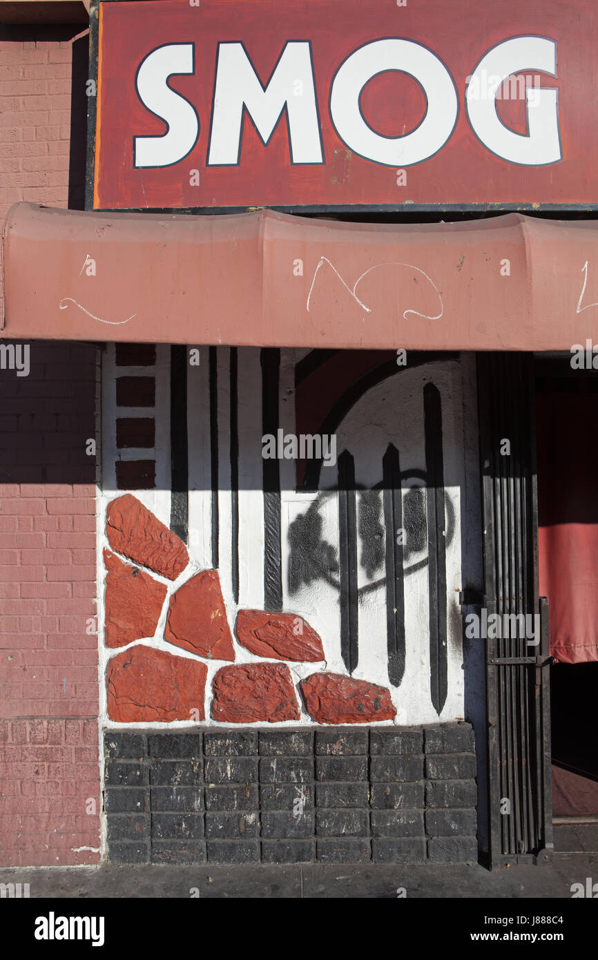 Smog Cutter Bar In The Silver Lake District Of Los Angeles California Stock Photo Alamy