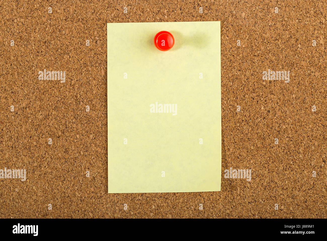Cork board with Post it Stock Photo Alamy