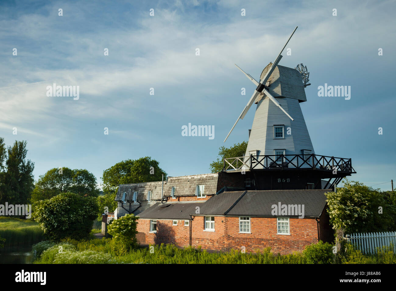 Gibbet Mill in Rye, East Sussex, England. Stock Photo