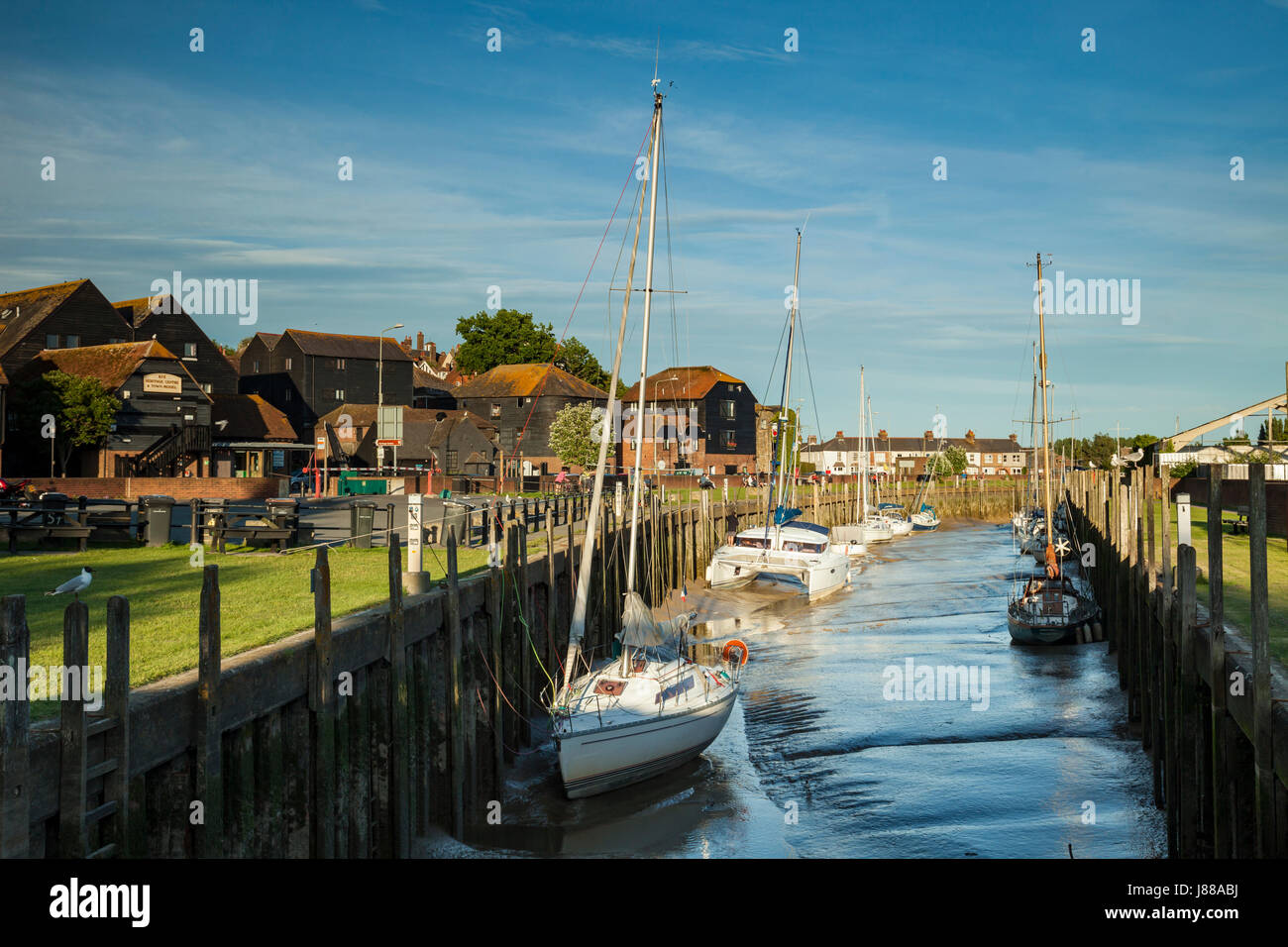 Spring afternoon in Rye, East Sussex, England. Stock Photo