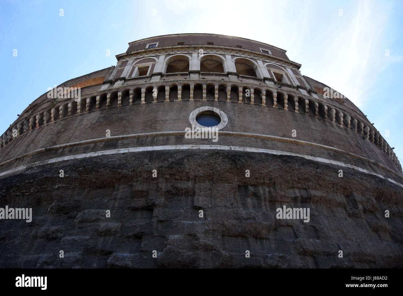 The Castel Di Angelo in Rome , Italy Stock Photo