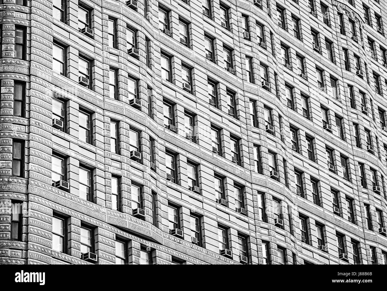 Facade of the Flatiron building in New York City Stock Photo