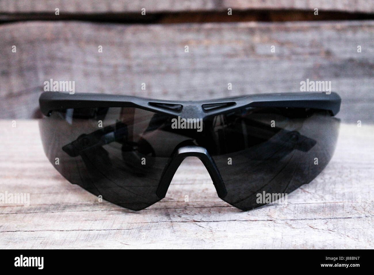 Tactical glasses. Glasses for the military. Eye protection Stock Photo