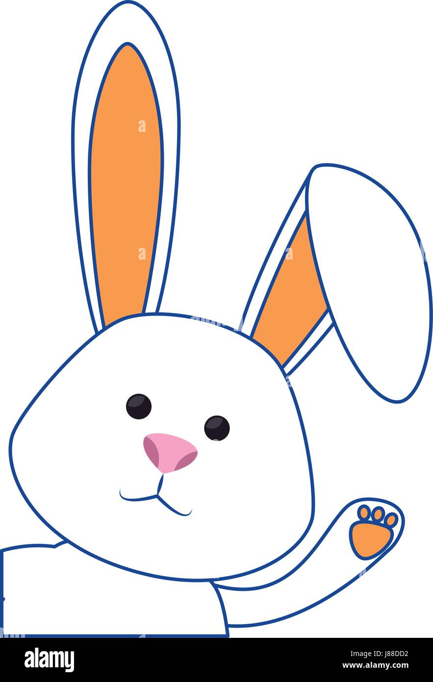 cute bunny icon Stock Vector Image & Art - Alamy