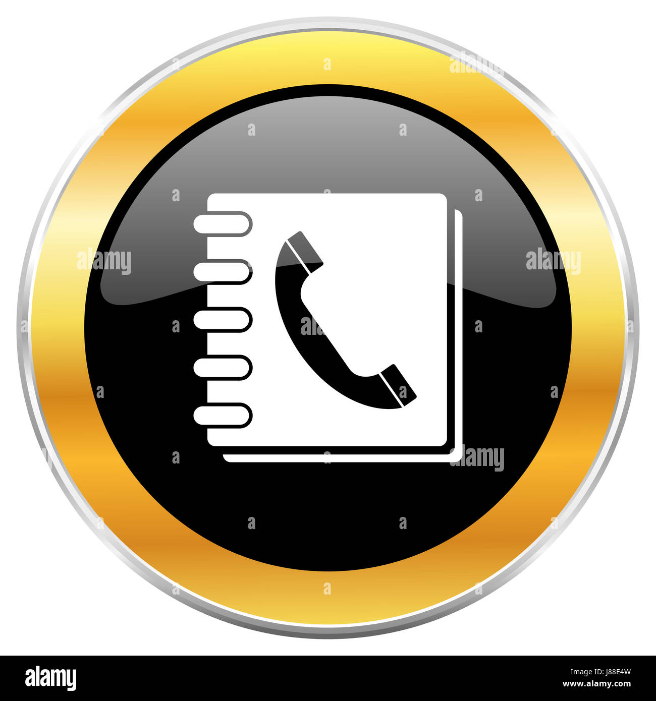 Phone red web icon golden hi-res stock photography and images - Page 2 -  Alamy