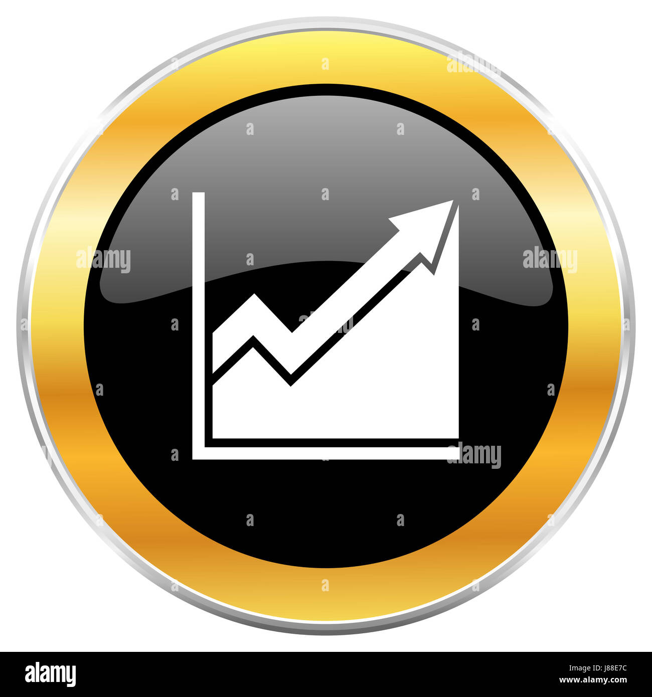 Histogram icon sign symbol on hi-res stock photography and images - Alamy