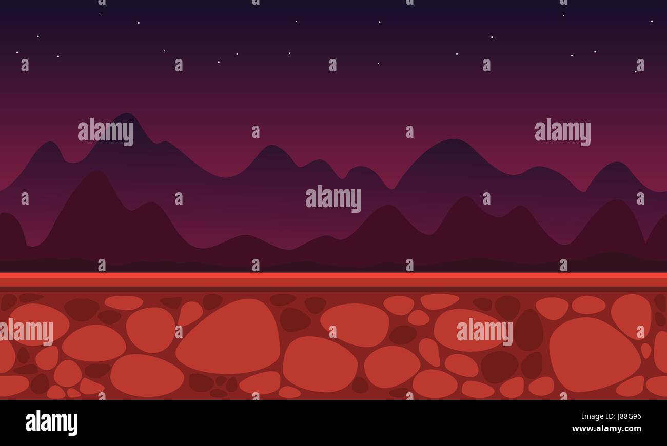 Collection style game background mountain Stock Vector Image & Art - Alamy