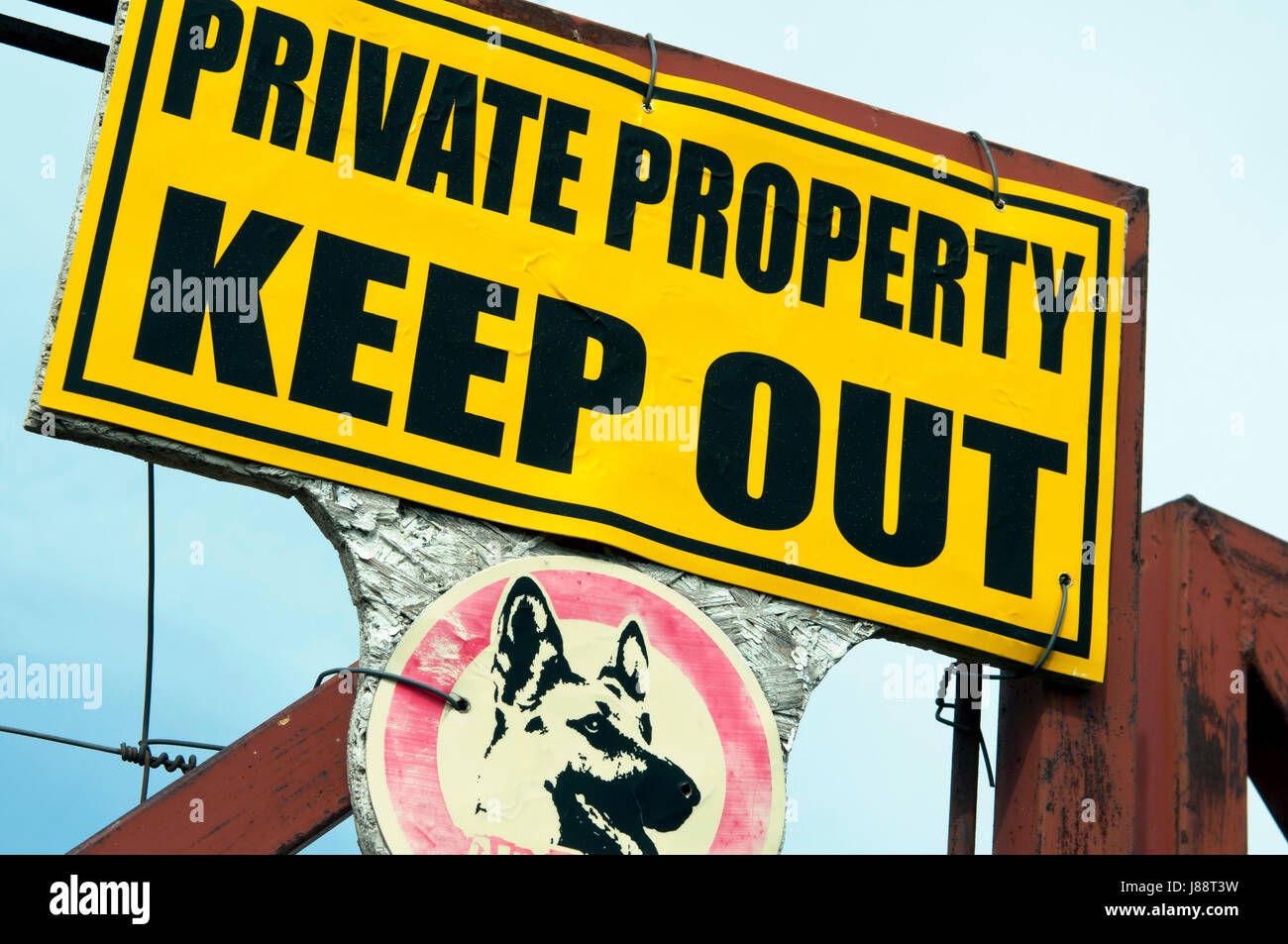 dog, ban, admission, illegal, prohibited, sign, signal, private, dog, hint, Stock Photo