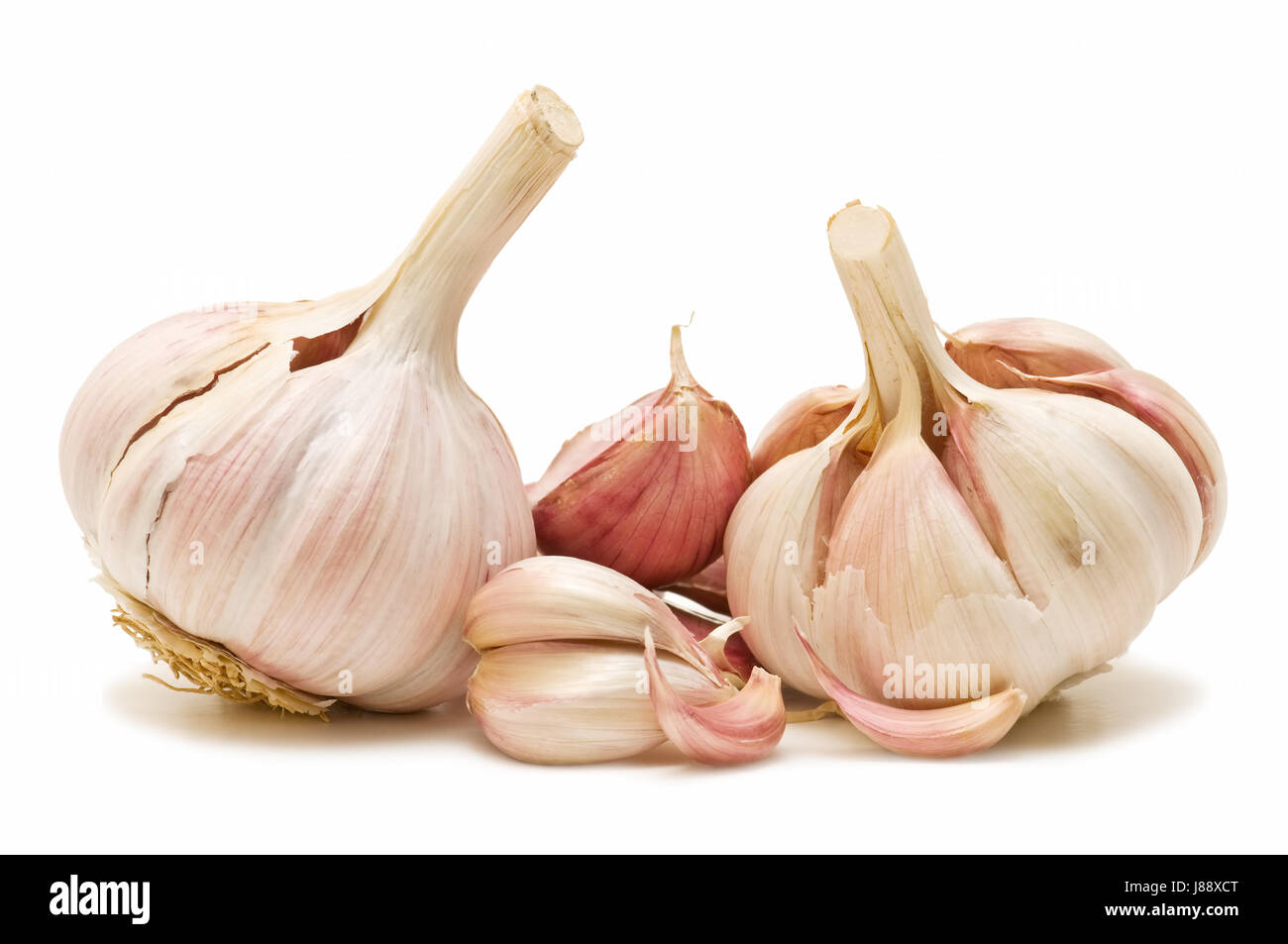 garlic, onions, vegetables, food, aliment, vitamins, vitamines, isolated Stock Photo Alamy