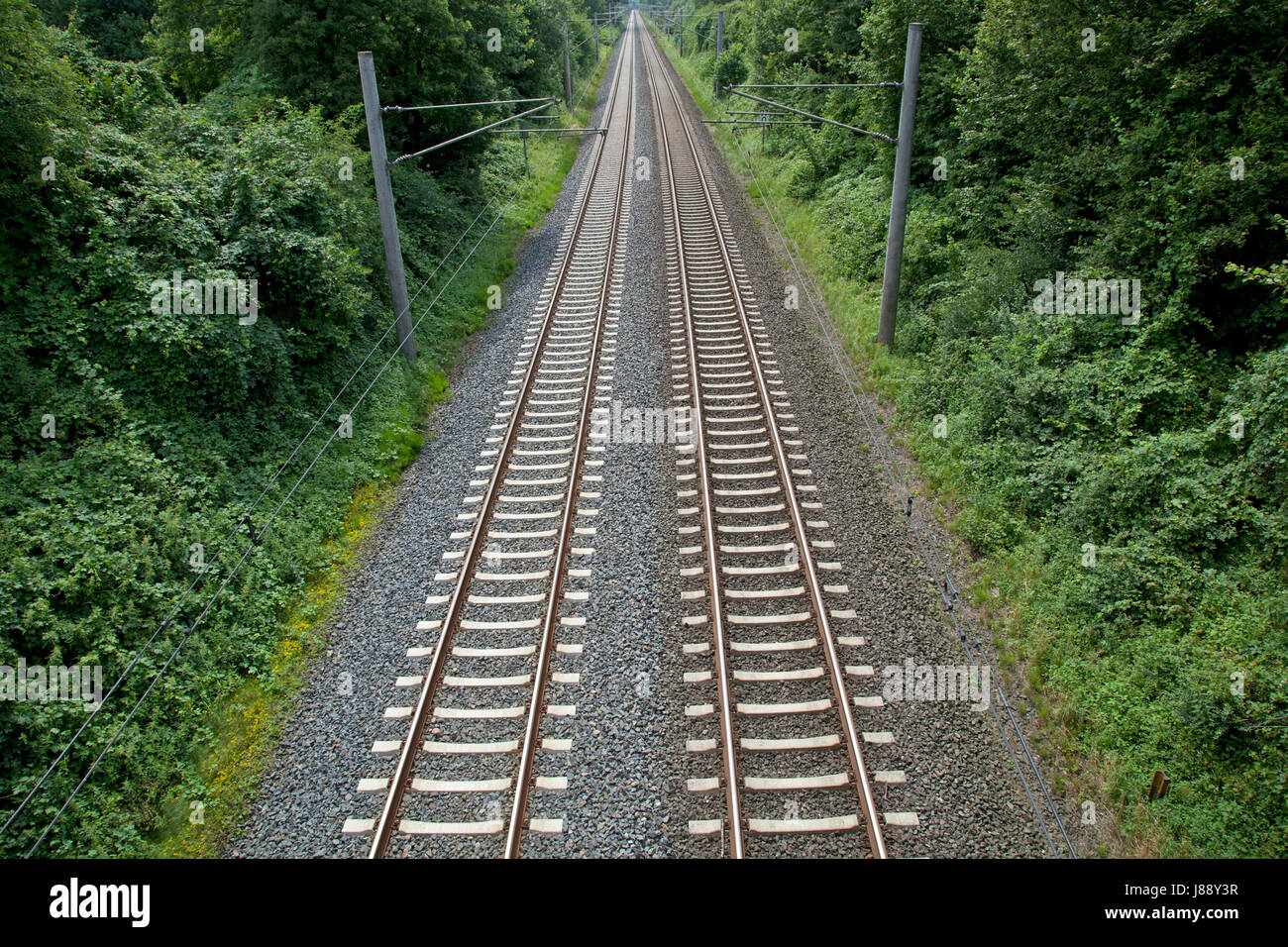 rails Stock Photo