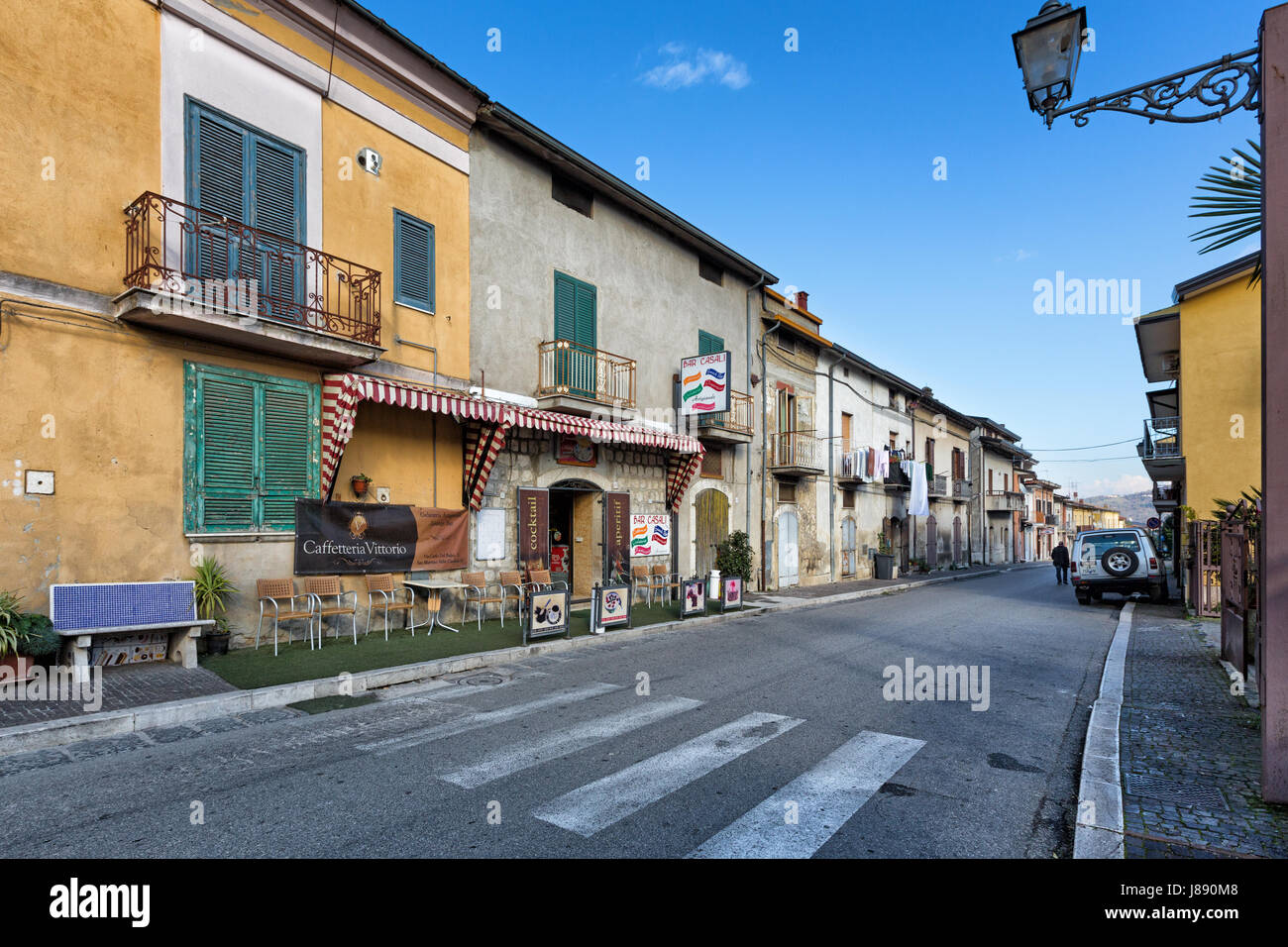 San Martino Valle Caudina (Avellino, Italy) - The city centre Stock Photo