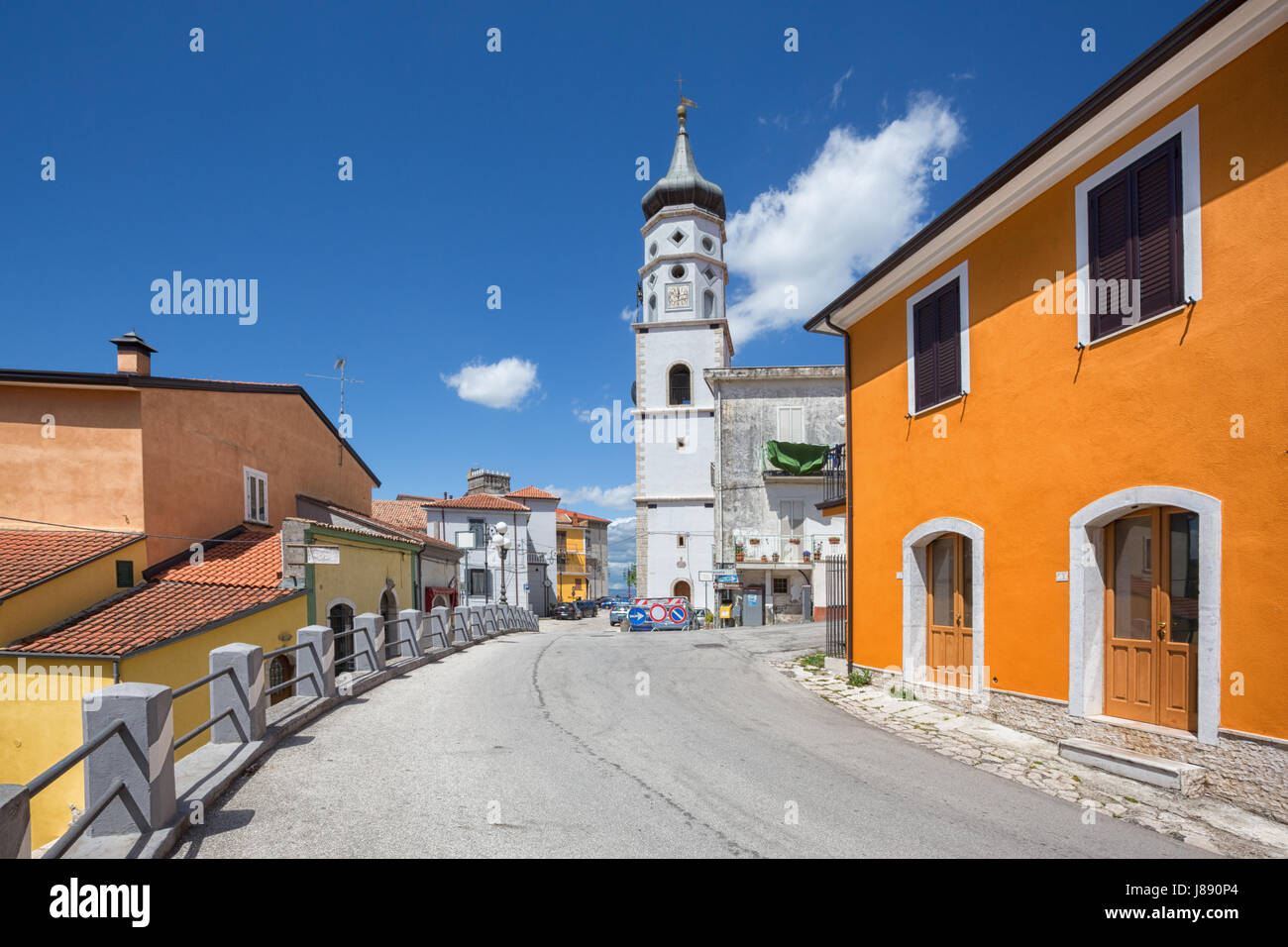 Torre Le Nocelle (Avellino, Italy) - View of the old town Stock Photo