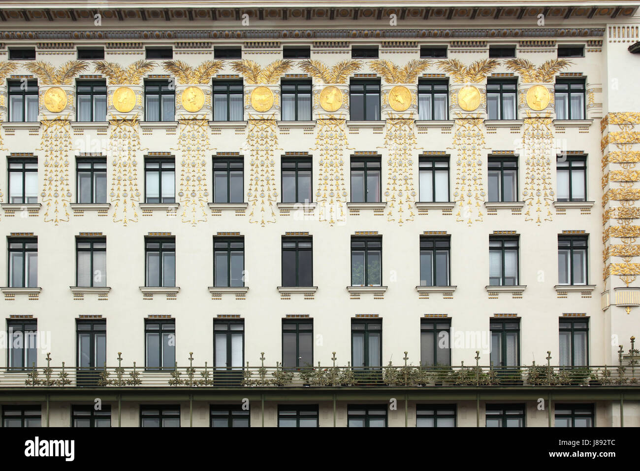 otto wagner house linke wienzeile 38 vienna Stock Photo Alamy