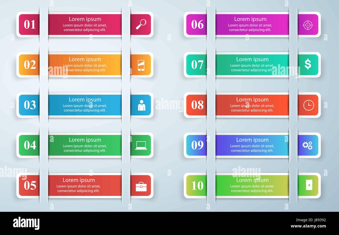 3D infographic design template and marketing icons Stock Vector Image ...