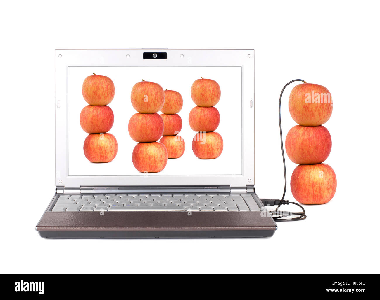 Apple desktop green screen Cut Out Stock Images & Pictures - Alamy