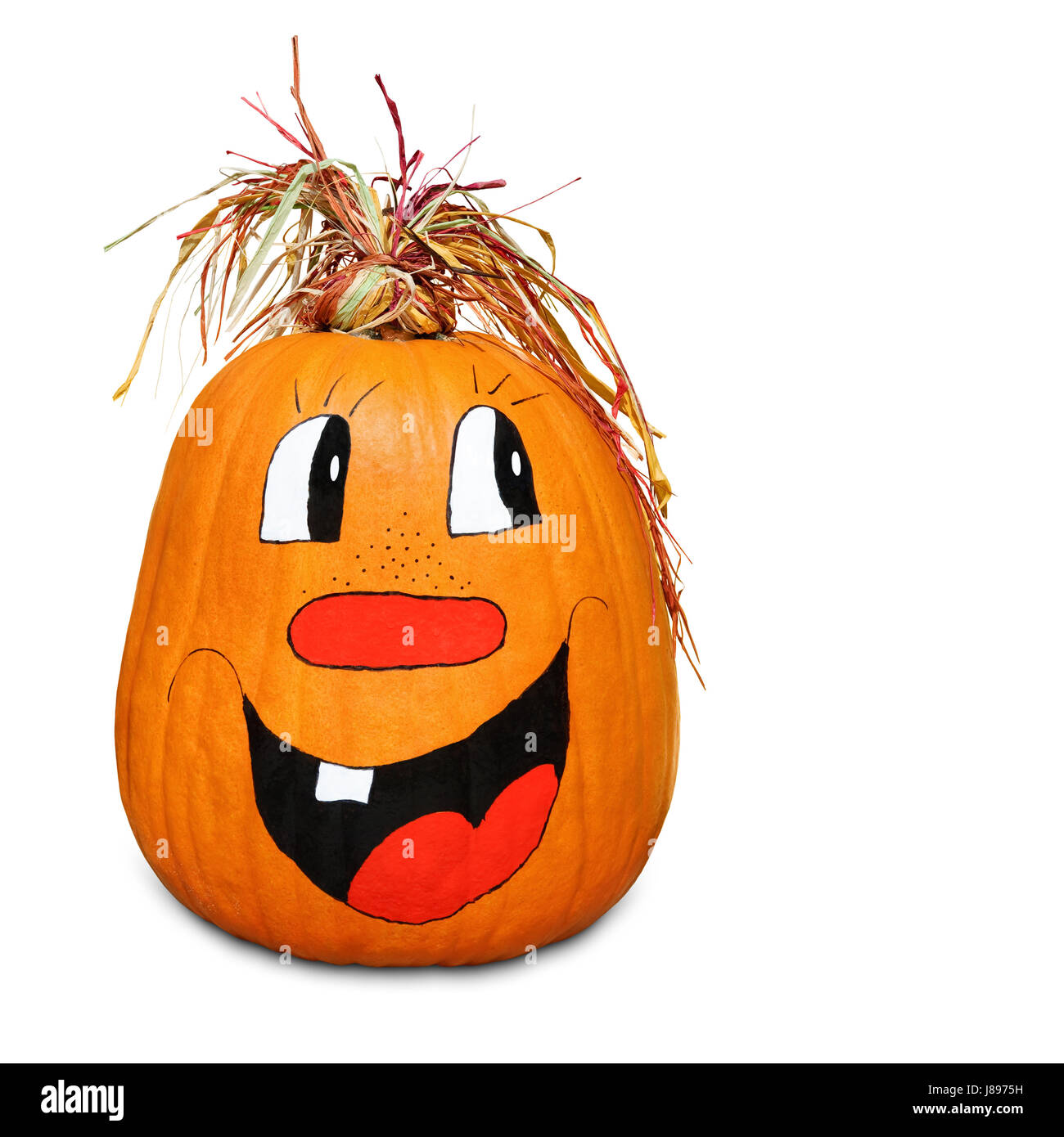 face, halloween, pumpkin, orange, apart, extra, insulated, fall, autumn, laugh, Stock Photo