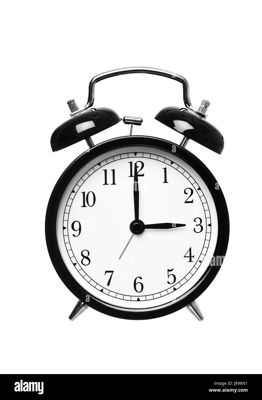 Clock 3 o'clock Black and White Stock Photos & Images Alamy