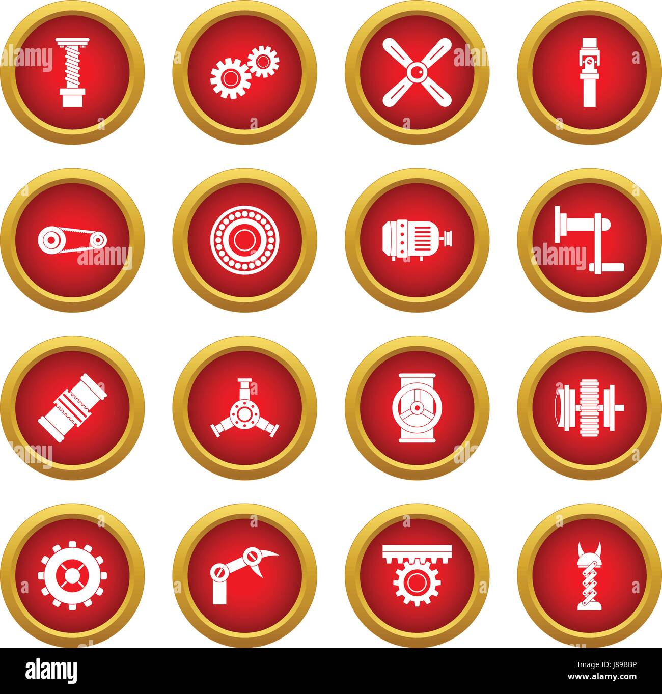 Robot mechanisms and gears Stock Vector Images - Alamy