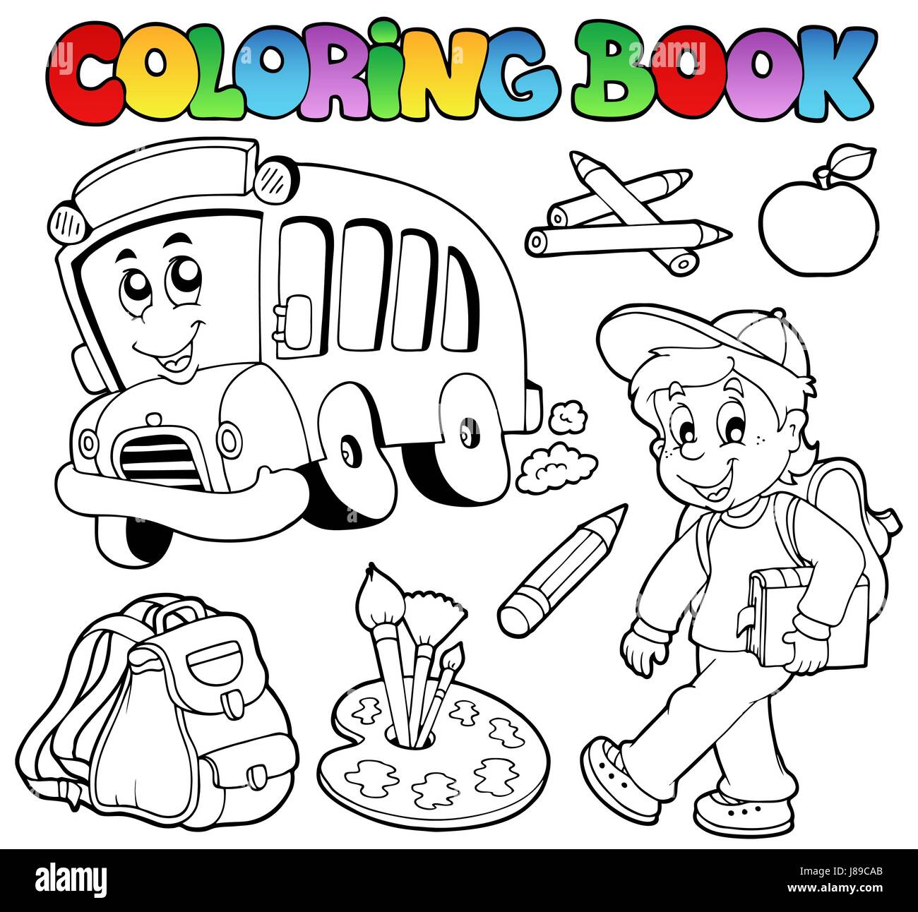 education, colour, paint, painted, colouring, book, school, educational