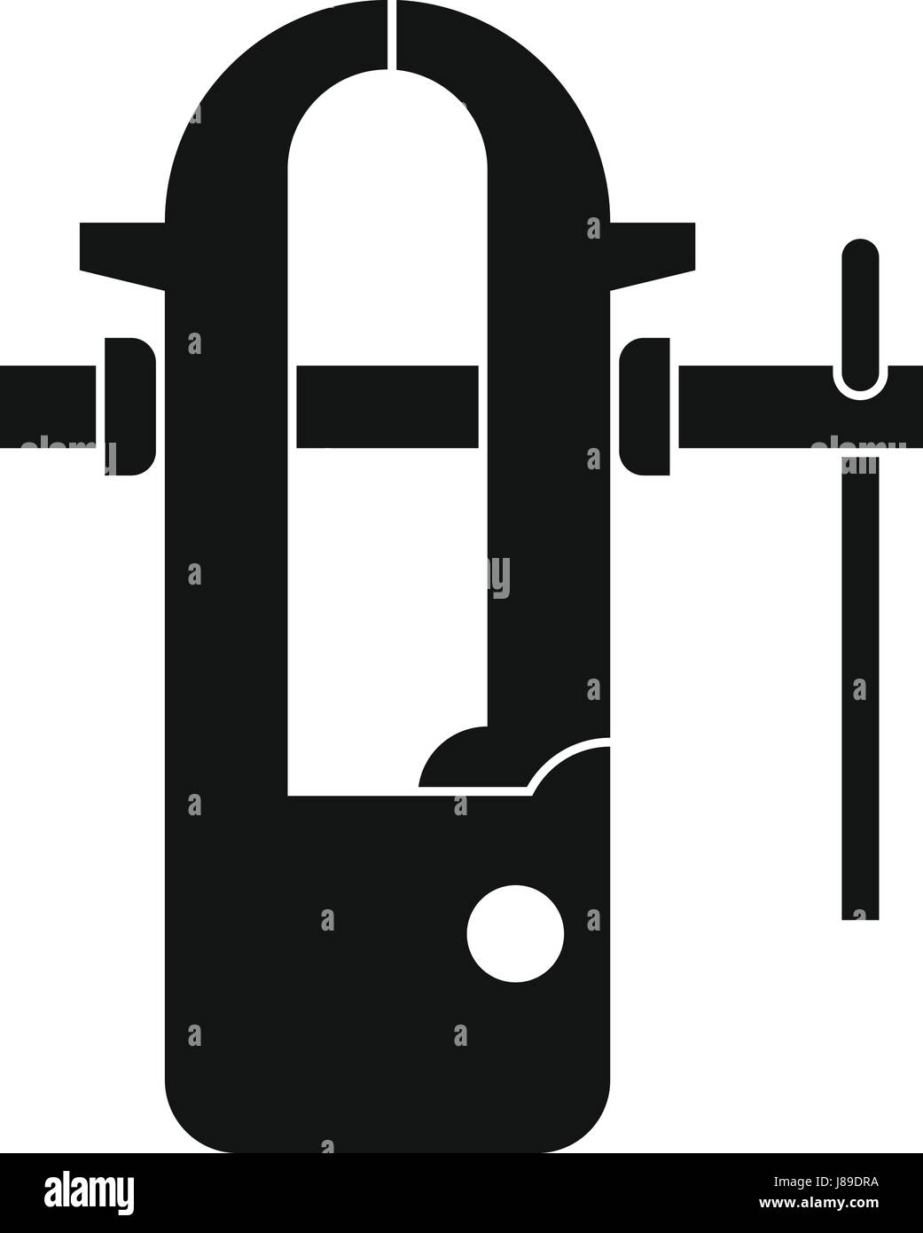 Blacksmiths vice icon simple Stock Vector Image & Art - Alamy