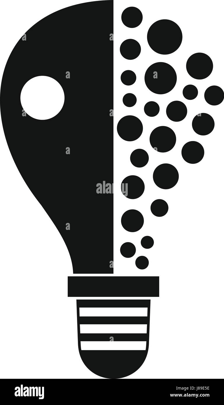 Light bulb icon simple Stock Vector Image & Art - Alamy