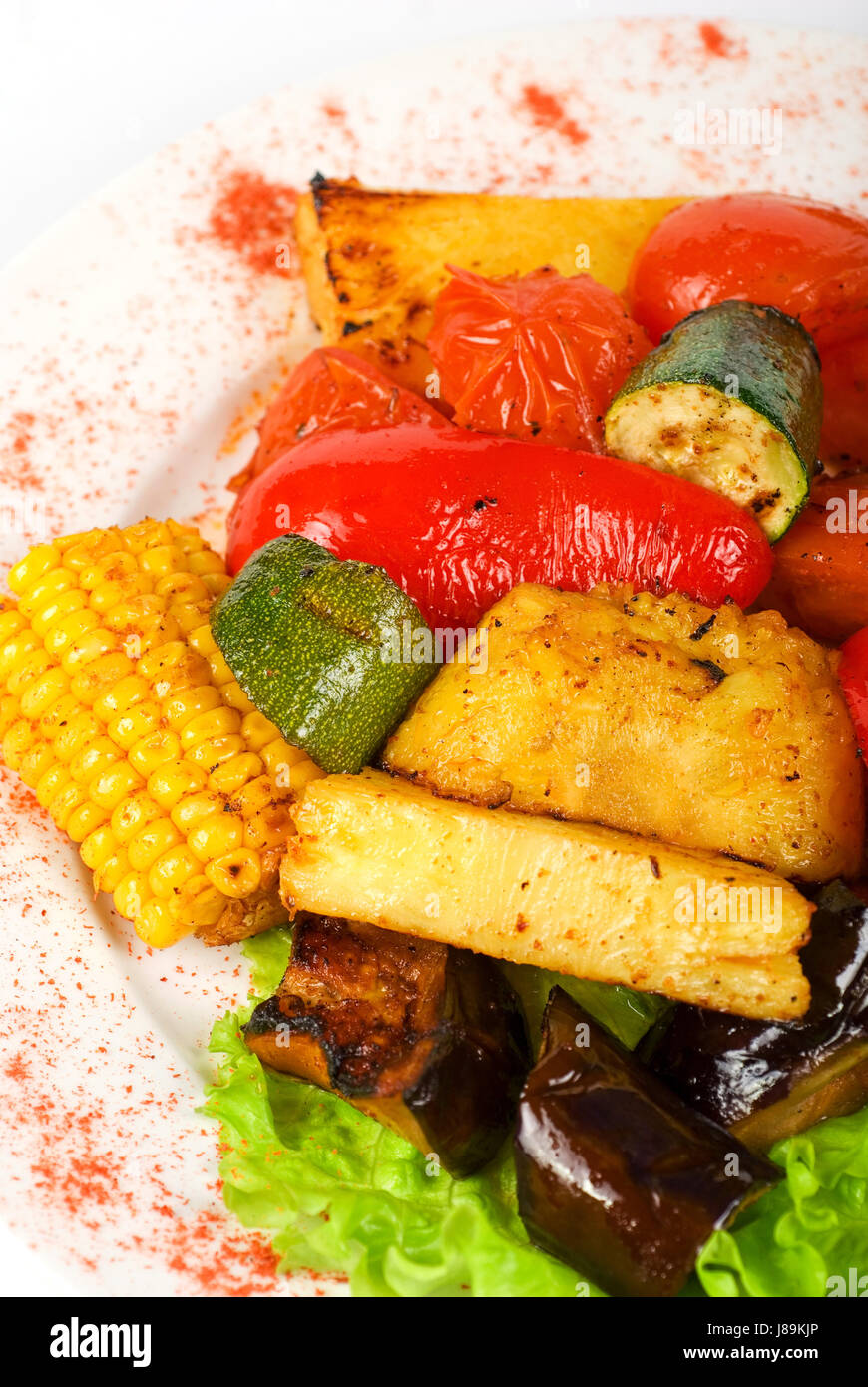 restaurant, food, aliment, pepper, leaf, isolated, closeup, green