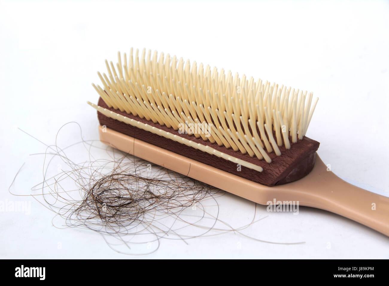 Comb with hair loss isolated on white background Stock Photo Alamy