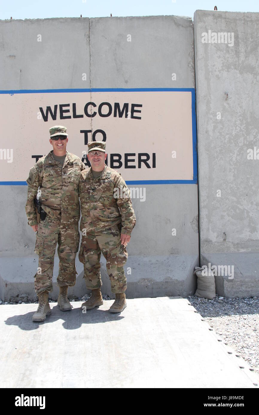 The 1st Armored Division Resolute Support Sustainment Brigade command ...