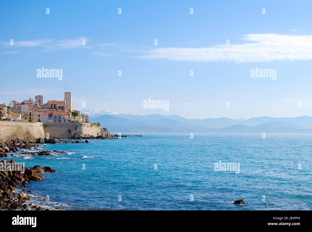 water, mediterranean, salt water, sea, ocean, rampart, mountain, rock ...
