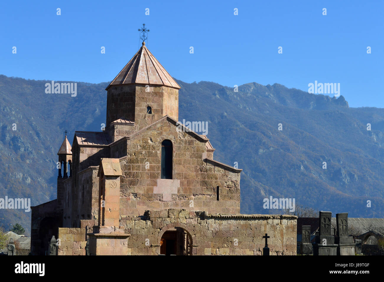 Medieval Armenian church of Odzun, Odzun village, Armenia. Stock Photo