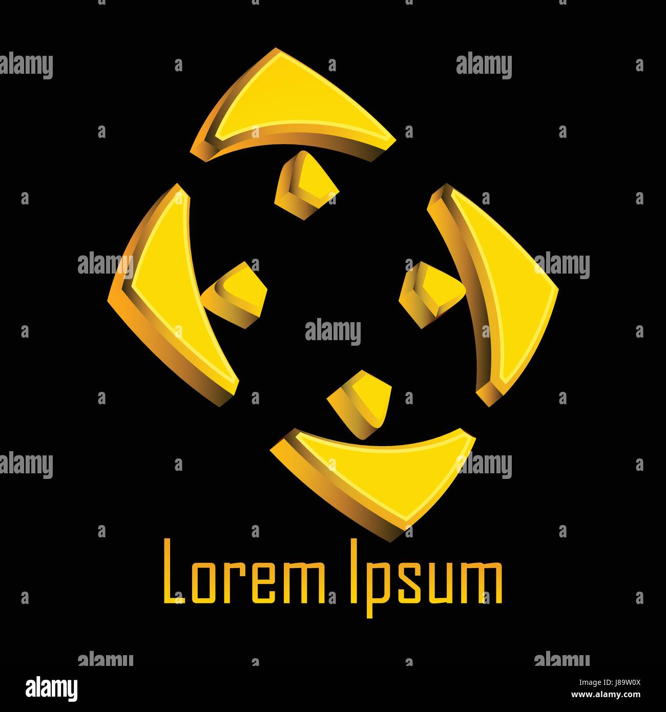 abstract logo design Stock Vector Image & Art - Alamy