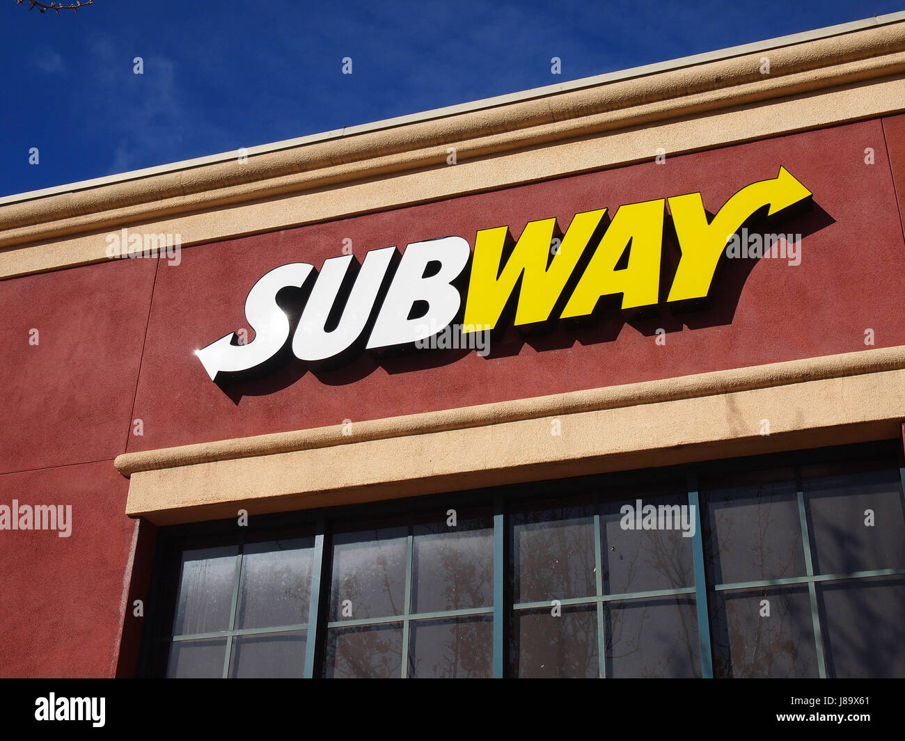 Subway store, California, Stock Photo